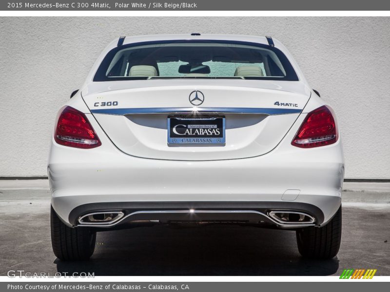 Polar White / Silk Beige/Black 2015 Mercedes-Benz C 300 4Matic