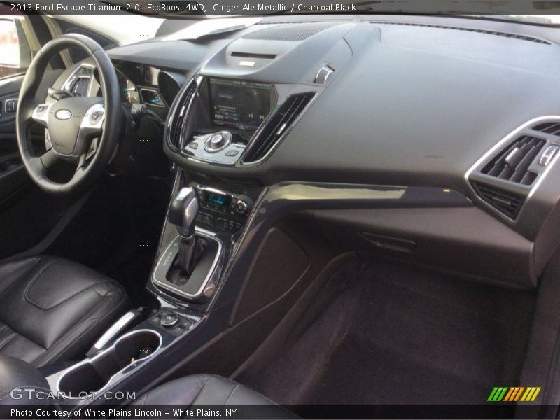 Ginger Ale Metallic / Charcoal Black 2013 Ford Escape Titanium 2.0L EcoBoost 4WD