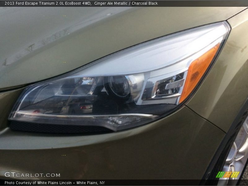 Ginger Ale Metallic / Charcoal Black 2013 Ford Escape Titanium 2.0L EcoBoost 4WD
