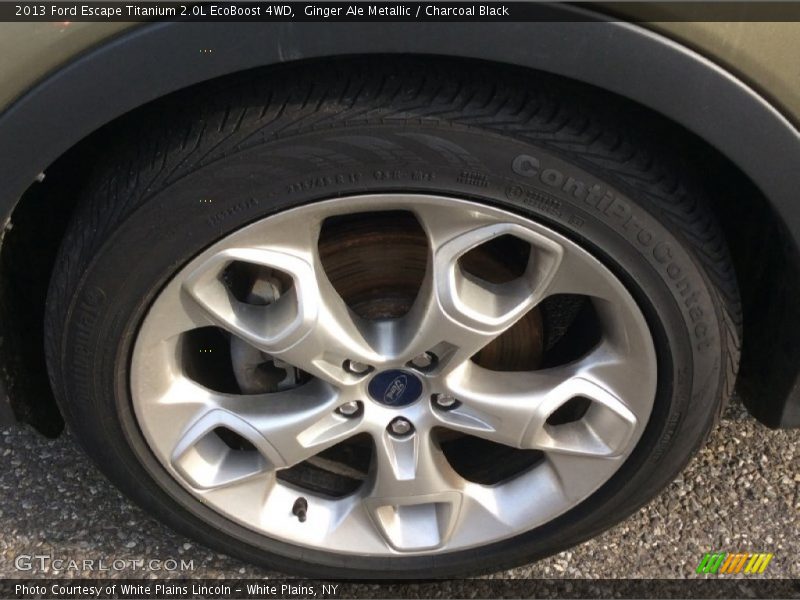 Ginger Ale Metallic / Charcoal Black 2013 Ford Escape Titanium 2.0L EcoBoost 4WD