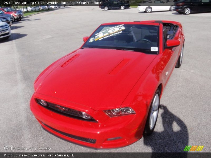 Race Red / Charcoal Black 2014 Ford Mustang GT Convertible