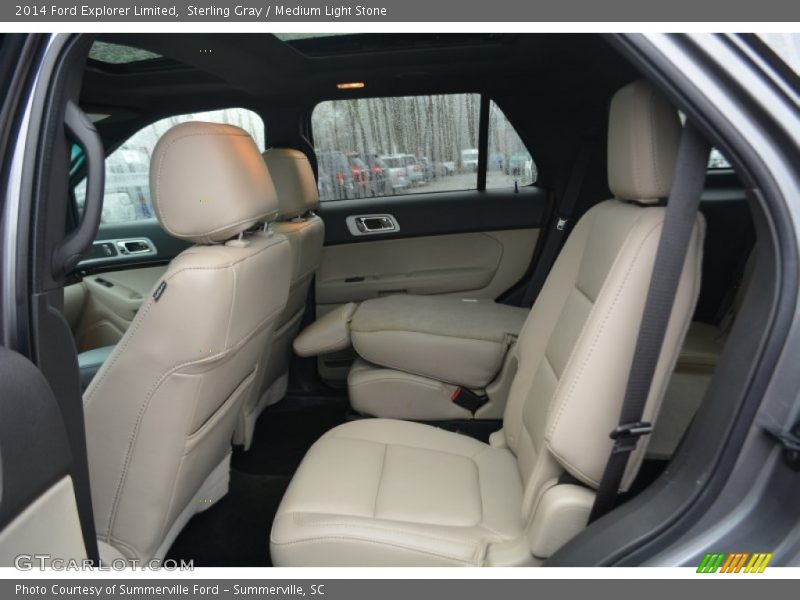Sterling Gray / Medium Light Stone 2014 Ford Explorer Limited