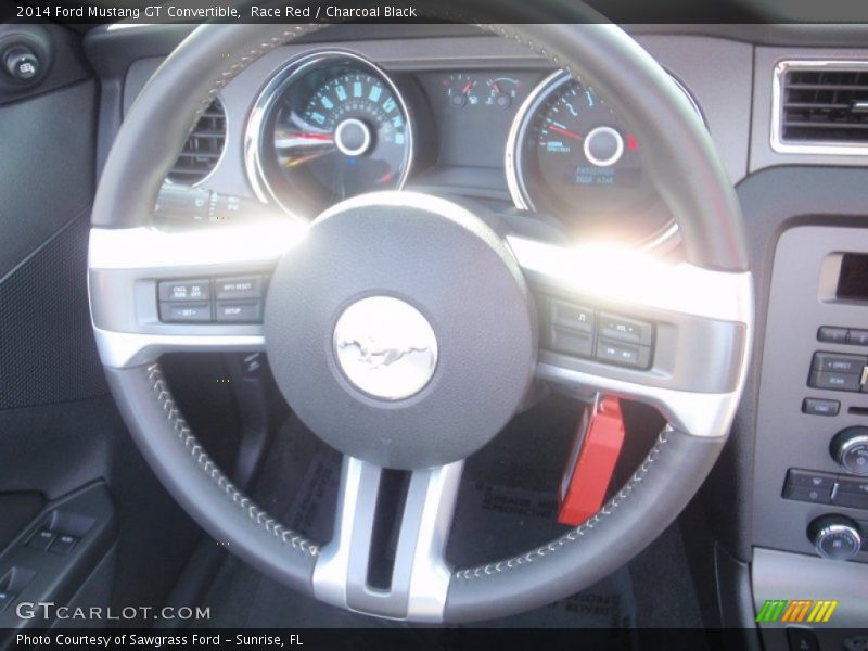 Race Red / Charcoal Black 2014 Ford Mustang GT Convertible