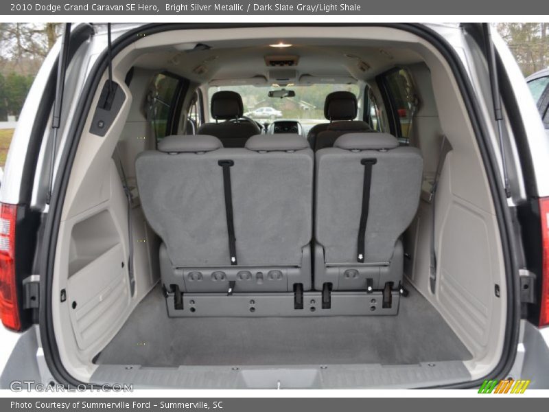 Bright Silver Metallic / Dark Slate Gray/Light Shale 2010 Dodge Grand Caravan SE Hero