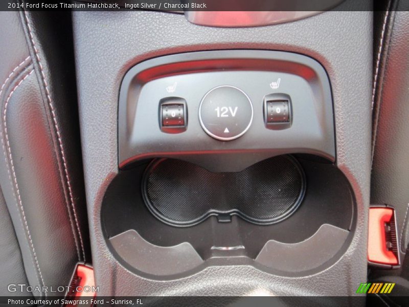 Ingot Silver / Charcoal Black 2014 Ford Focus Titanium Hatchback