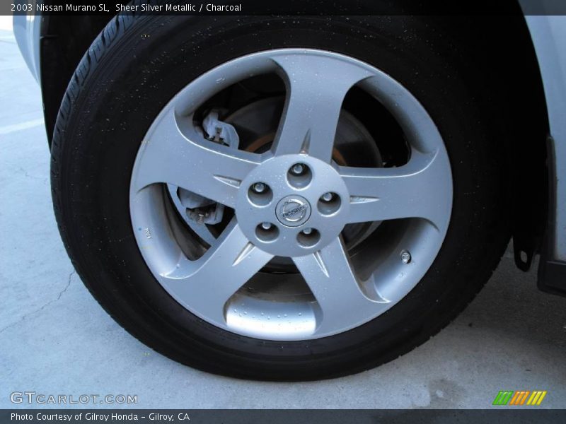 Sheer Silver Metallic / Charcoal 2003 Nissan Murano SL