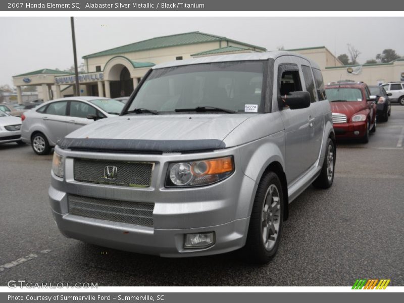 Alabaster Silver Metallic / Black/Titanium 2007 Honda Element SC