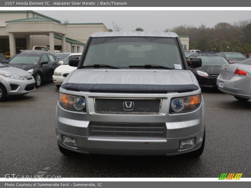 Alabaster Silver Metallic / Black/Titanium 2007 Honda Element SC