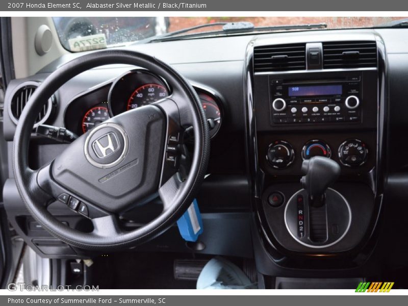 Alabaster Silver Metallic / Black/Titanium 2007 Honda Element SC