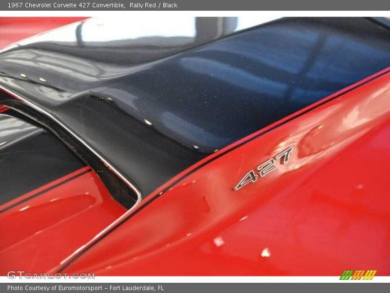 Rally Red / Black 1967 Chevrolet Corvette 427 Convertible