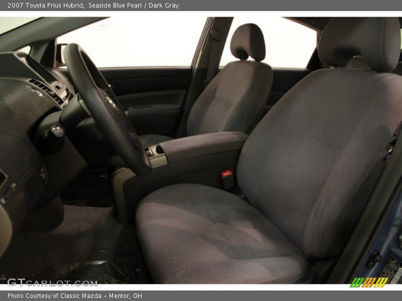 Seaside Blue Pearl / Dark Gray 2007 Toyota Prius Hybrid