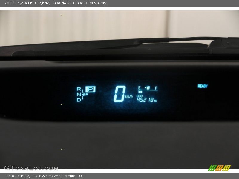 Seaside Blue Pearl / Dark Gray 2007 Toyota Prius Hybrid