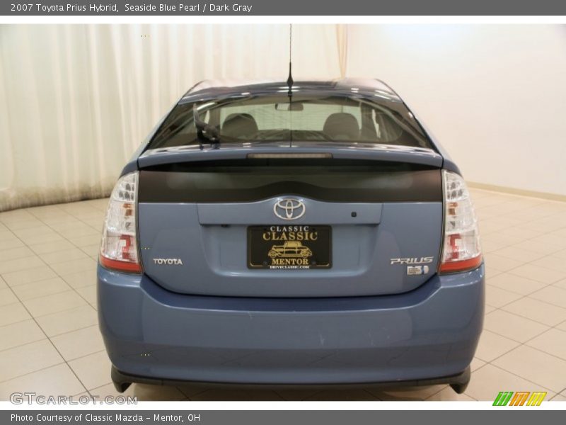 Seaside Blue Pearl / Dark Gray 2007 Toyota Prius Hybrid