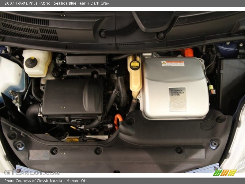 Seaside Blue Pearl / Dark Gray 2007 Toyota Prius Hybrid