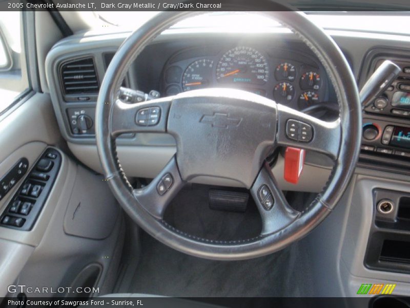 Dark Gray Metallic / Gray/Dark Charcoal 2005 Chevrolet Avalanche LT