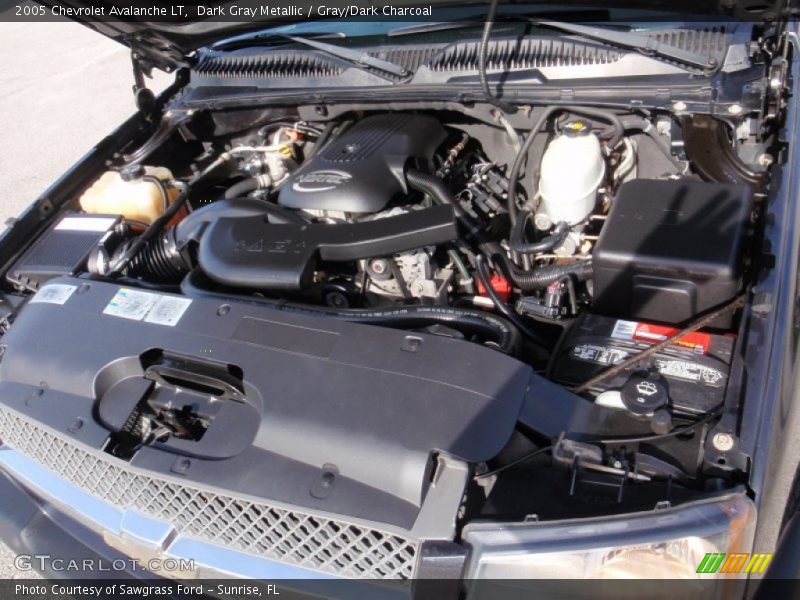 Dark Gray Metallic / Gray/Dark Charcoal 2005 Chevrolet Avalanche LT