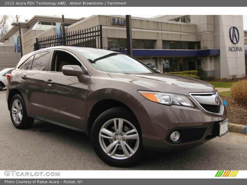 Amber Brownstone / Parchment 2013 Acura RDX Technology AWD