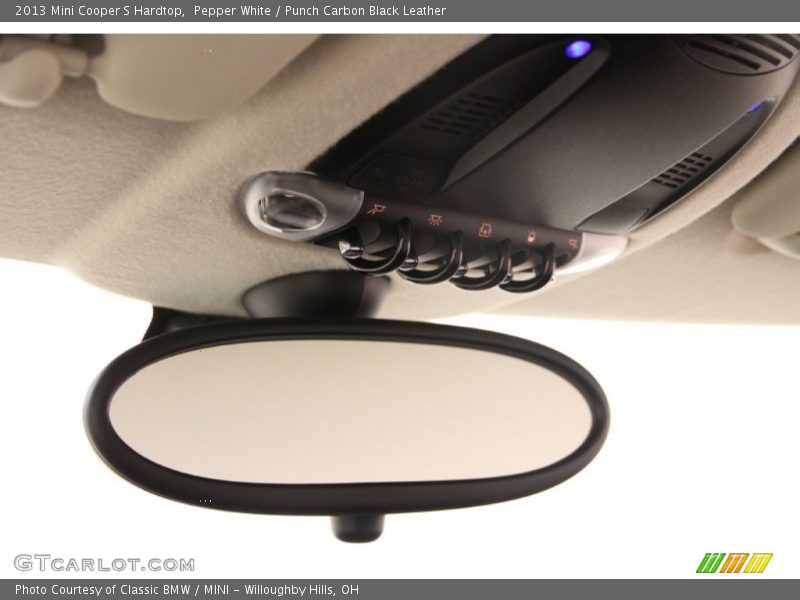 Pepper White / Punch Carbon Black Leather 2013 Mini Cooper S Hardtop