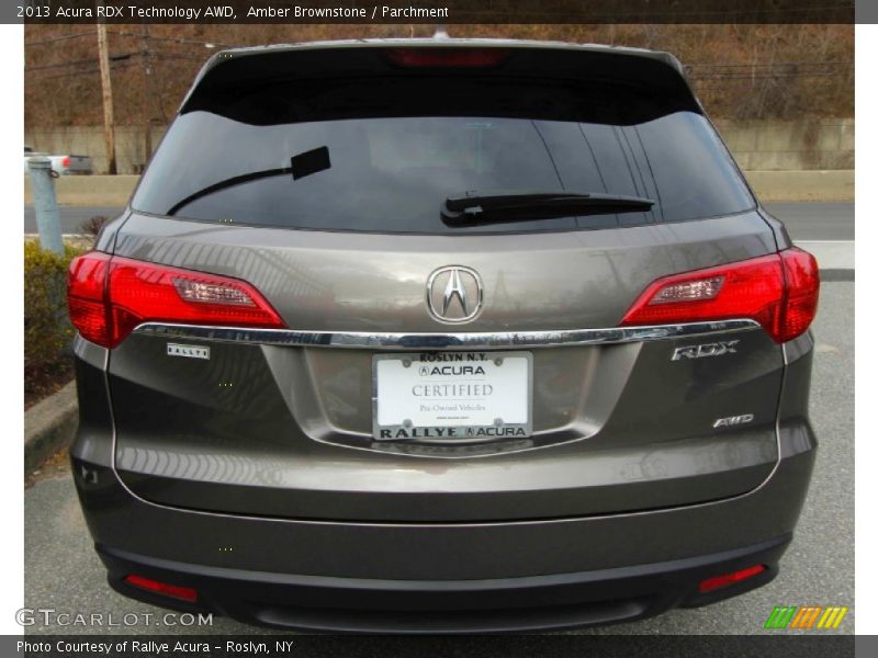 Amber Brownstone / Parchment 2013 Acura RDX Technology AWD