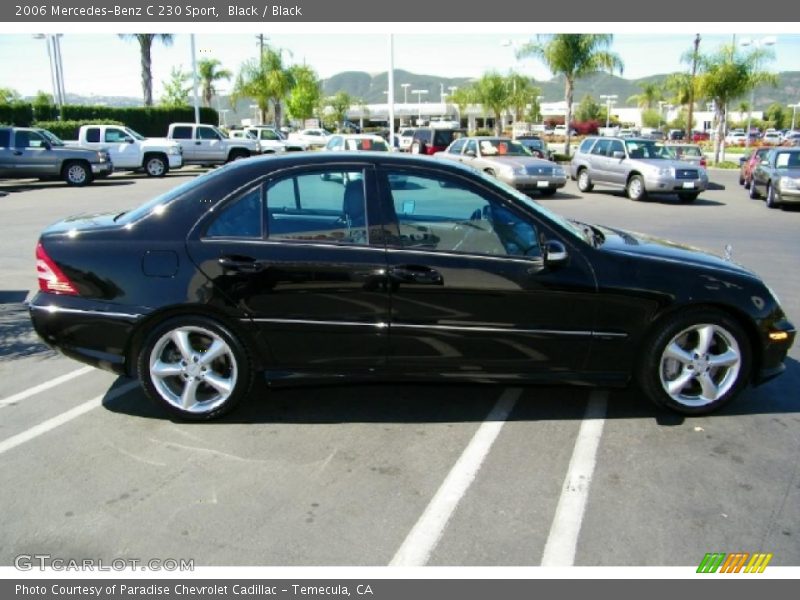 Black / Black 2006 Mercedes-Benz C 230 Sport