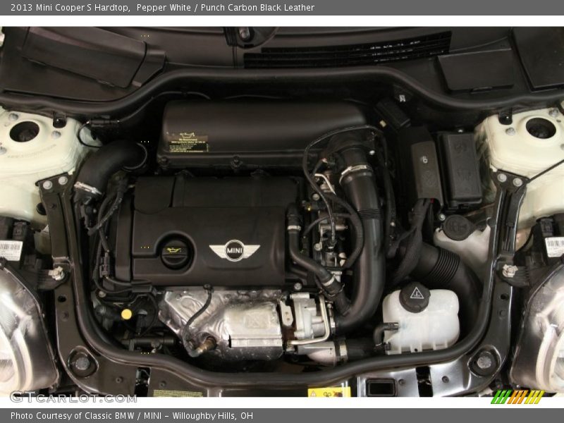 Pepper White / Punch Carbon Black Leather 2013 Mini Cooper S Hardtop
