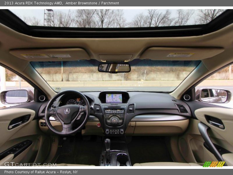 Amber Brownstone / Parchment 2013 Acura RDX Technology AWD