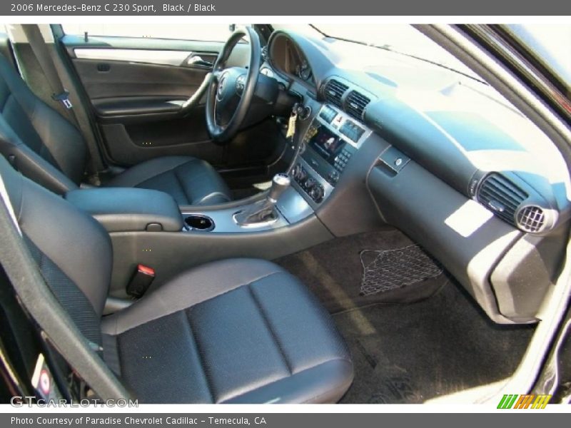 Black / Black 2006 Mercedes-Benz C 230 Sport