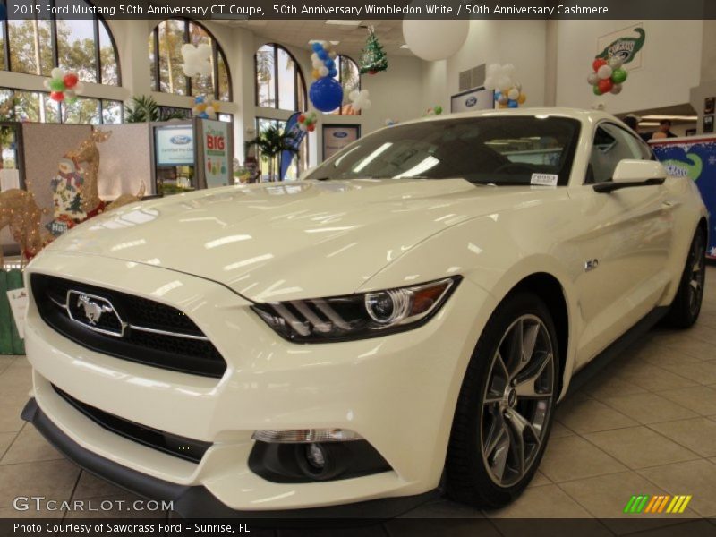 Front 3/4 View of 2015 Mustang 50th Anniversary GT Coupe