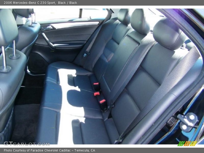 Black / Black 2006 Mercedes-Benz C 230 Sport
