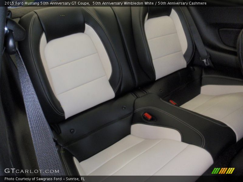 Rear Seat of 2015 Mustang 50th Anniversary GT Coupe