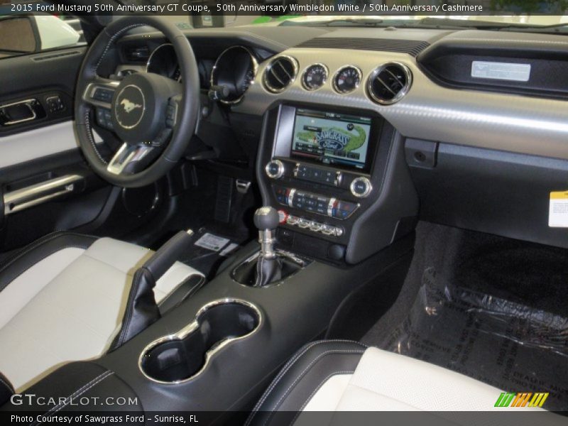 Dashboard of 2015 Mustang 50th Anniversary GT Coupe