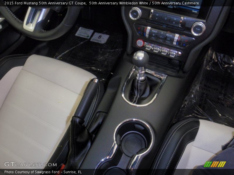 Controls of 2015 Mustang 50th Anniversary GT Coupe