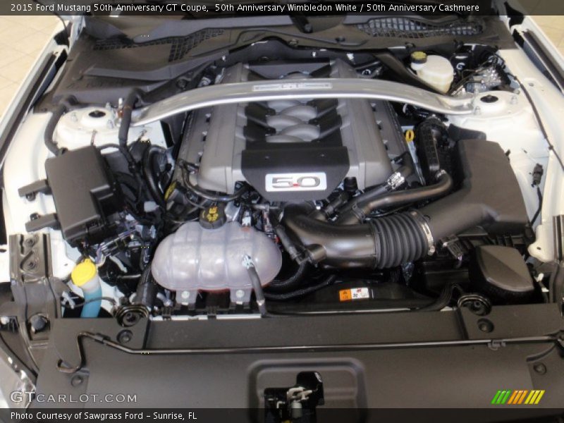  2015 Mustang 50th Anniversary GT Coupe Engine - 5.0 Liter DOHC 32-Valve Ti-VCT V8