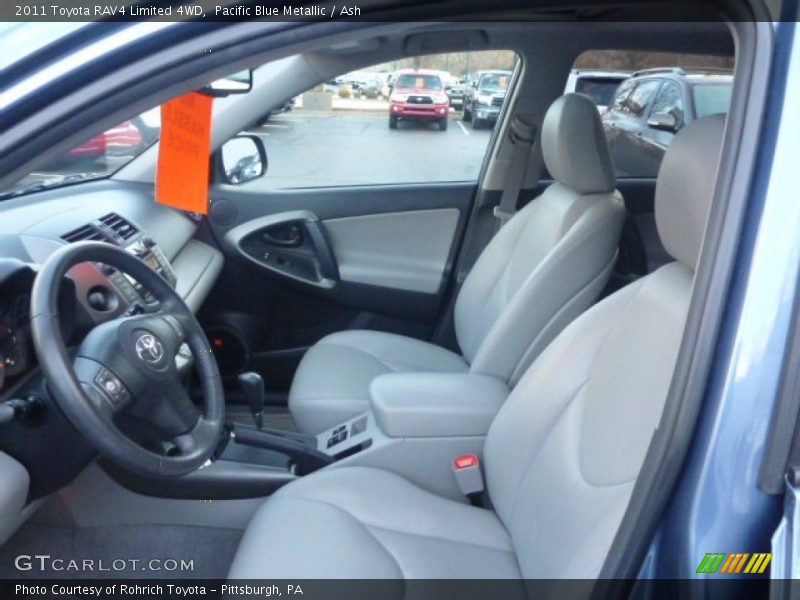 Pacific Blue Metallic / Ash 2011 Toyota RAV4 Limited 4WD