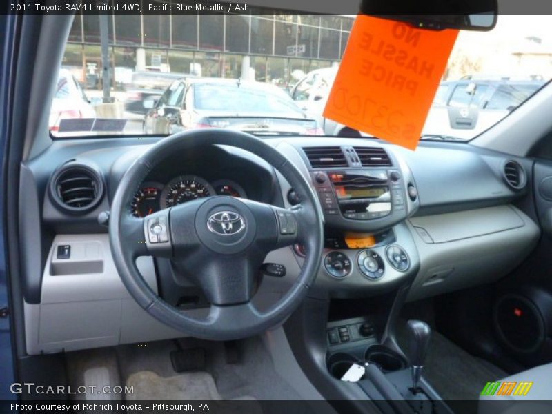 Pacific Blue Metallic / Ash 2011 Toyota RAV4 Limited 4WD