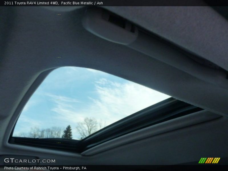 Pacific Blue Metallic / Ash 2011 Toyota RAV4 Limited 4WD