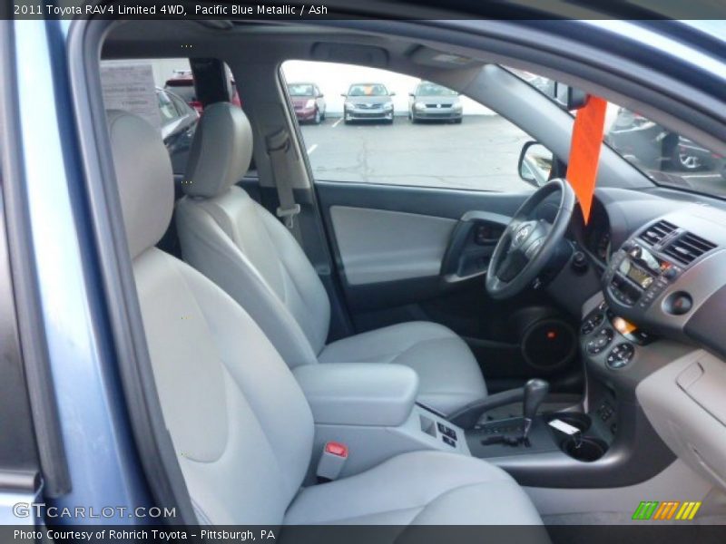 Pacific Blue Metallic / Ash 2011 Toyota RAV4 Limited 4WD