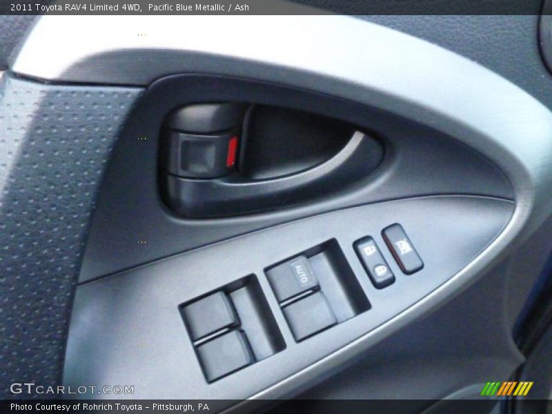 Pacific Blue Metallic / Ash 2011 Toyota RAV4 Limited 4WD