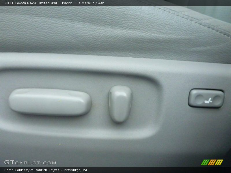 Pacific Blue Metallic / Ash 2011 Toyota RAV4 Limited 4WD