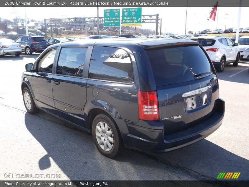 Modern Blue Pearlcoat / Medium Slate Gray/Light Shale 2008 Chrysler Town & Country LX