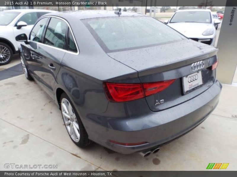 Monsoon Gray Metallic / Black 2015 Audi A3 1.8 Premium