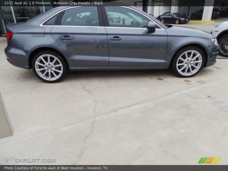 Monsoon Gray Metallic / Black 2015 Audi A3 1.8 Premium