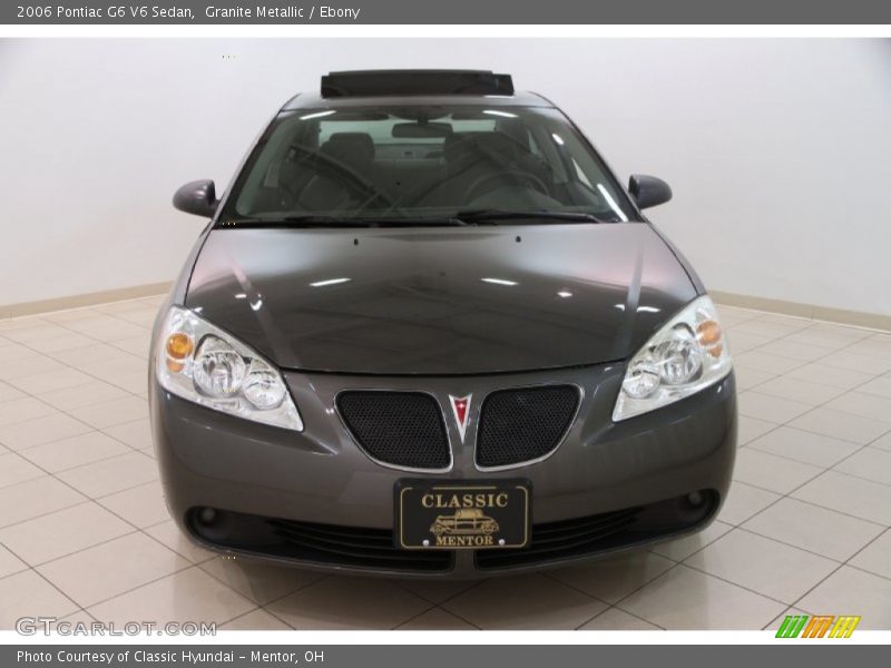 Granite Metallic / Ebony 2006 Pontiac G6 V6 Sedan
