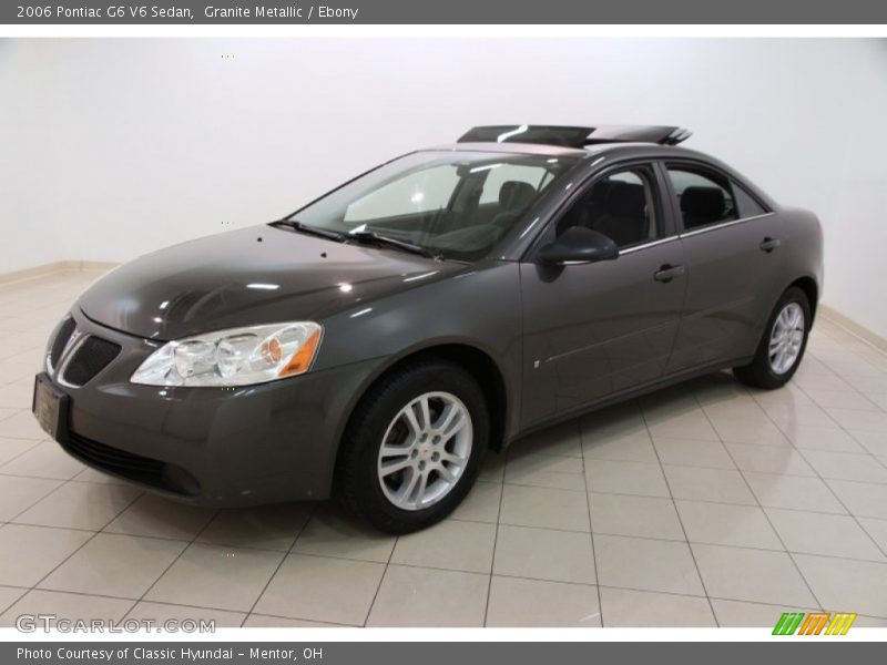 Granite Metallic / Ebony 2006 Pontiac G6 V6 Sedan