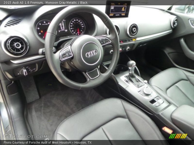 Monsoon Gray Metallic / Black 2015 Audi A3 1.8 Premium