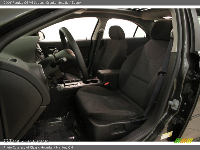 Granite Metallic / Ebony 2006 Pontiac G6 V6 Sedan