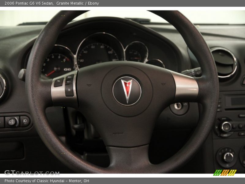 Granite Metallic / Ebony 2006 Pontiac G6 V6 Sedan