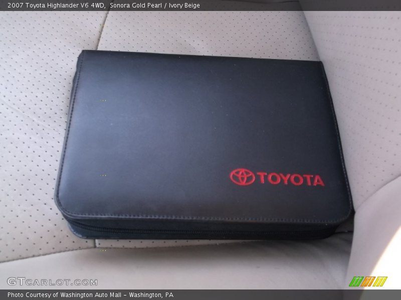 Sonora Gold Pearl / Ivory Beige 2007 Toyota Highlander V6 4WD