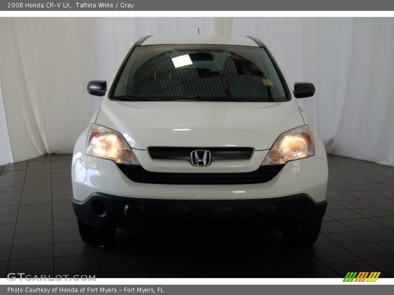Taffeta White / Gray 2008 Honda CR-V LX
