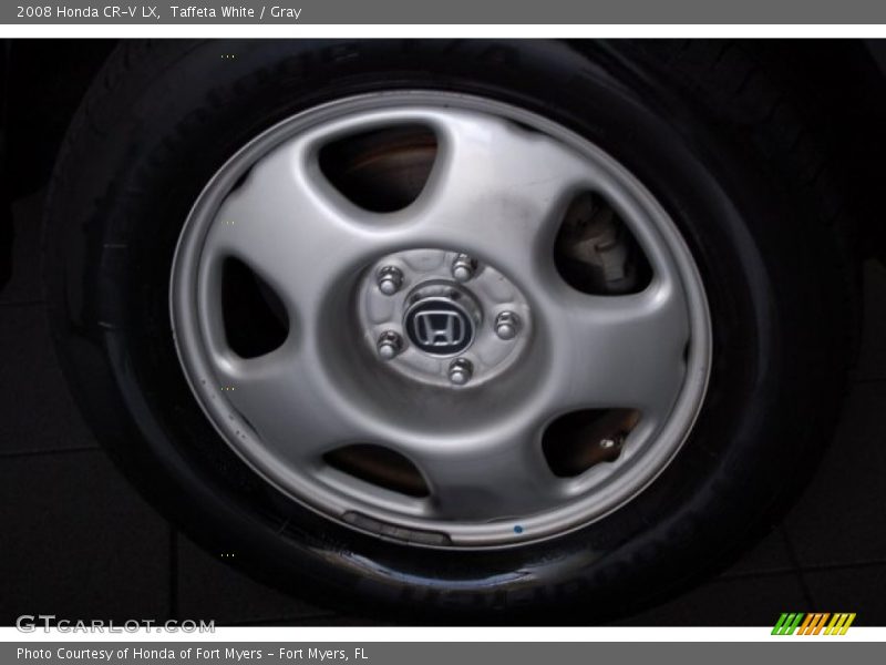 Taffeta White / Gray 2008 Honda CR-V LX